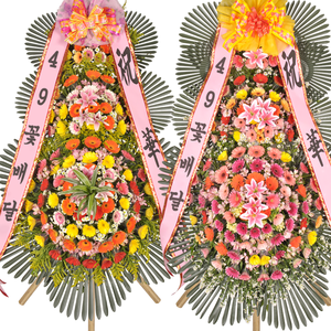 NF 축하화환3단 고급 특대